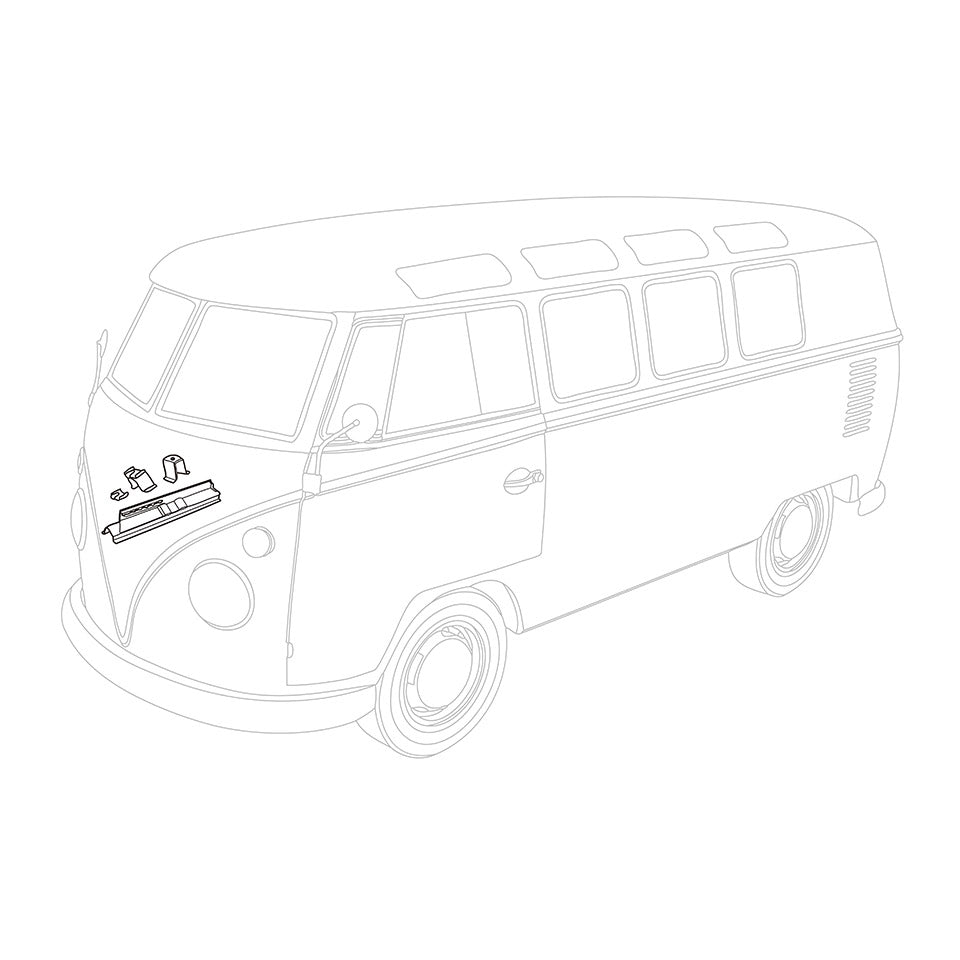 SEAT RAILS AND SEAT BRACKETS 08/62-07/67 0890-152