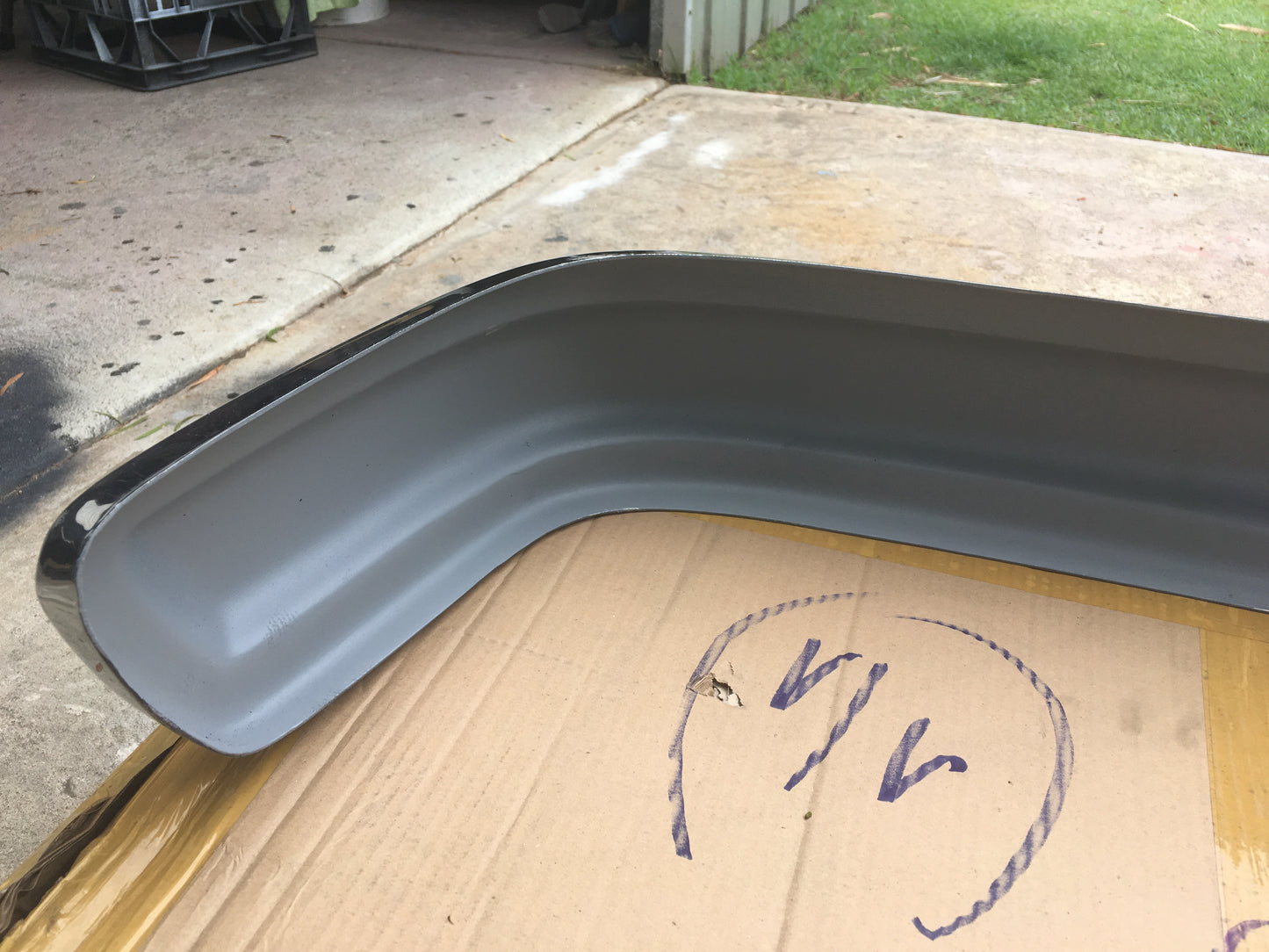 Ribbed Rear Bumper, Single Cab. 08/52-07/58