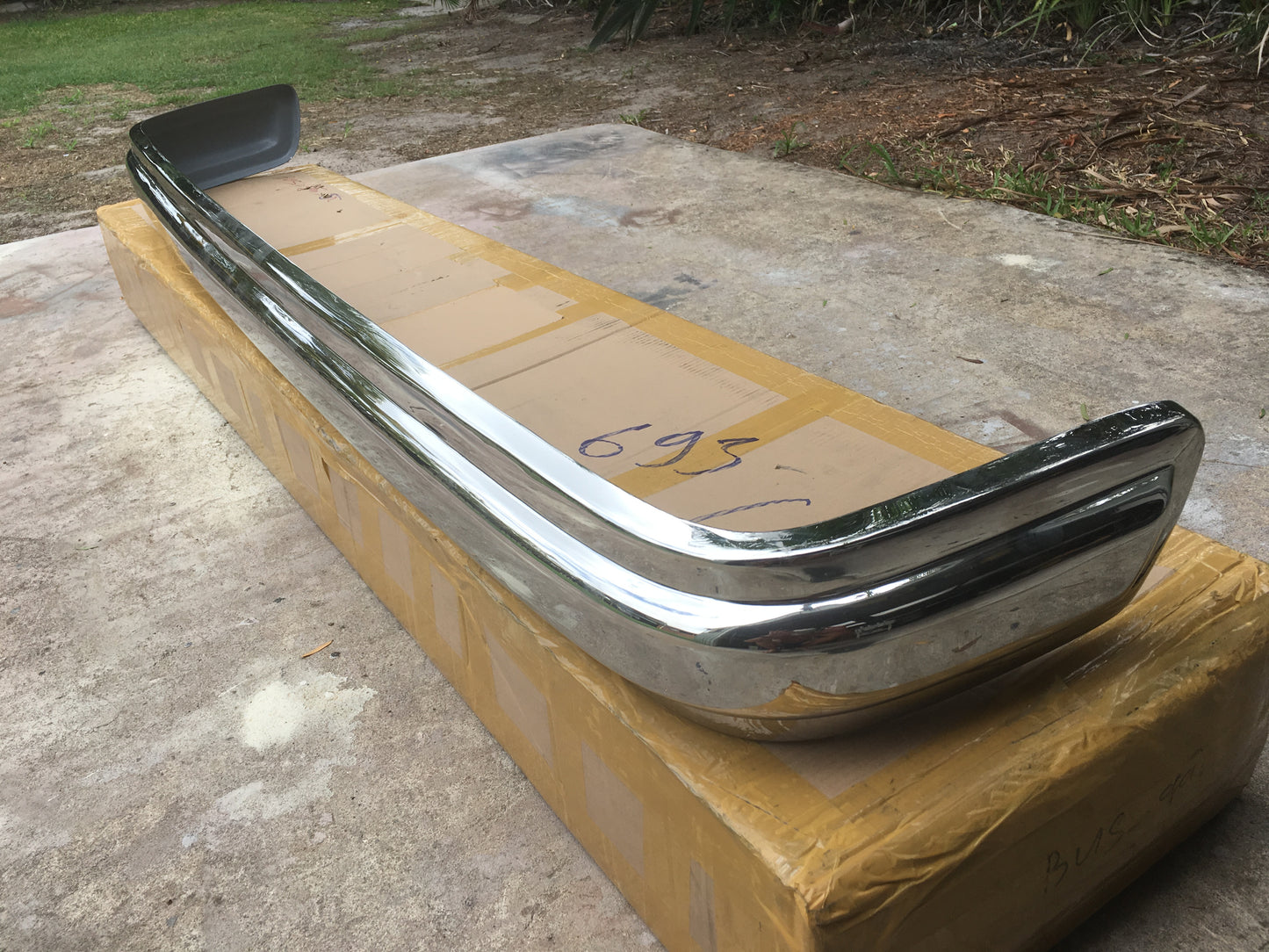 Ribbed Rear Bumper, Single Cab. 08/52-07/58