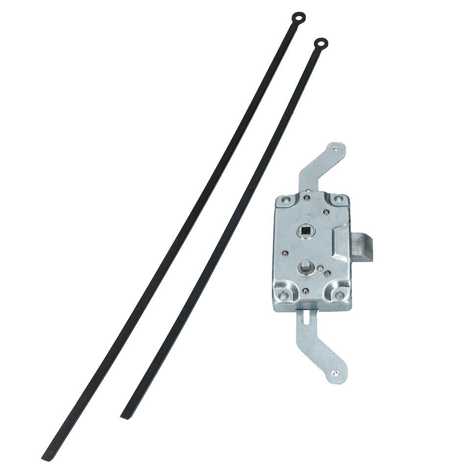Cargo door lock mechanism with locking rods right front /left rearBus 02/55-10/62 0436-530