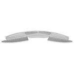 ROOF GUTTER FRONT WITH AIR INLET 08/63-07/67